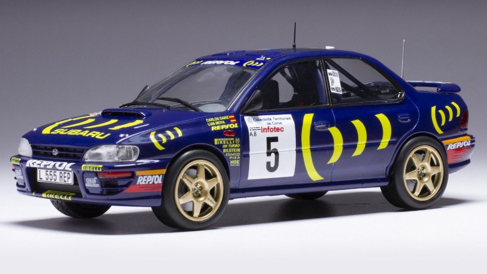 Subaru Impreza 555 WRC n.5 Rally Tour de Corse 1995 C. Sainz - L