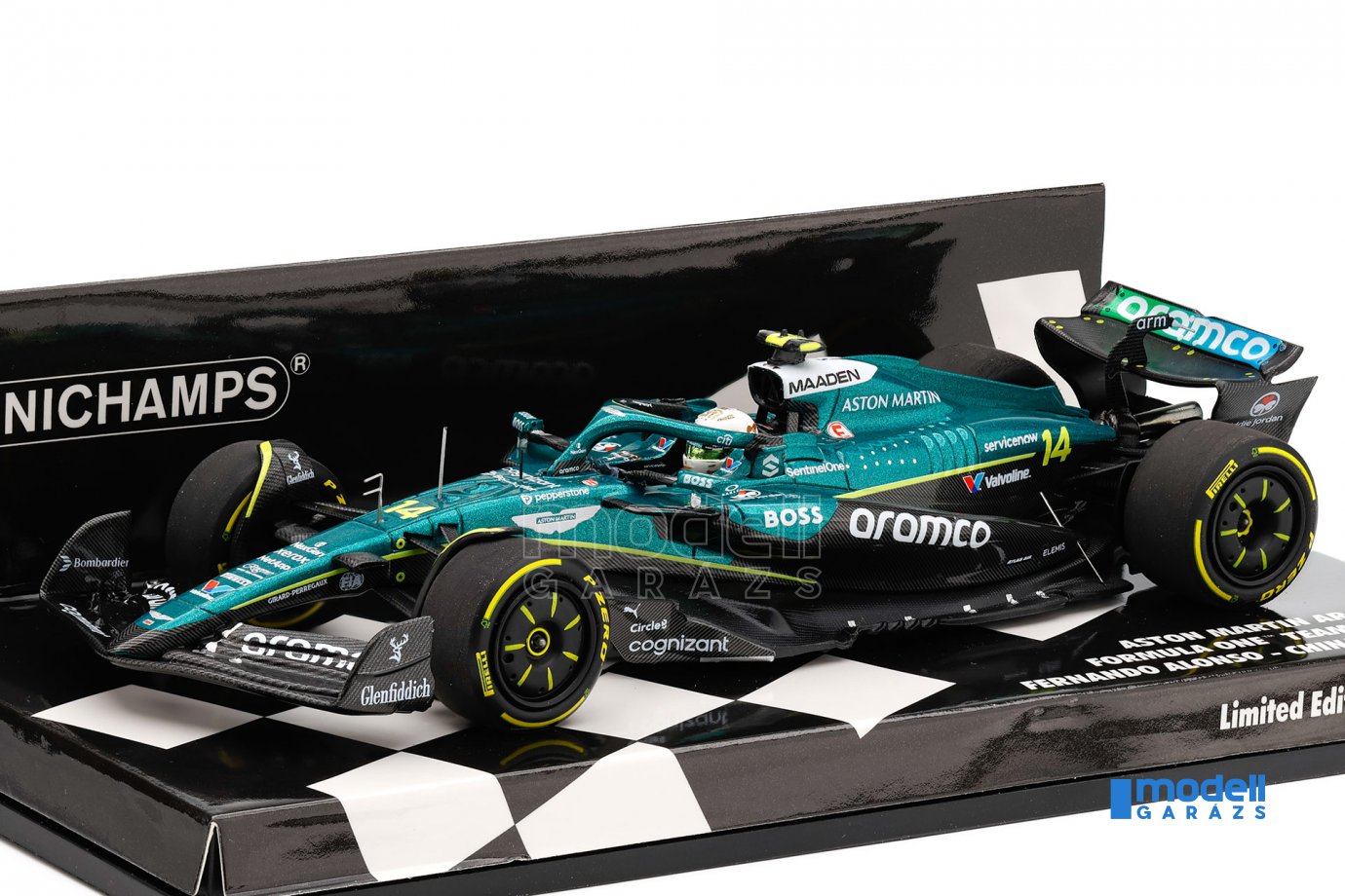 Aston Martin F1 AMR25 #14 China GP 2025 F. Alonso - Minichamps